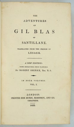 The Adventures of Gil Blas of Santillane. Fine Binding.