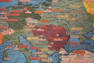 W.W.II Events War Map.