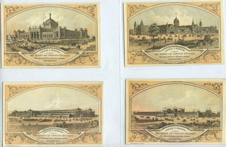 Item #27961 Philadelphia International Exhibition cards published by Lennox & Burgess Ship...