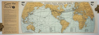 Round-the-World Map. Canadian Pacific Spans the World.