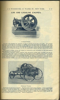 J.S. Woodhouse Manufacturer of and Dealer in Agricultural Implements and Machines for the Farm Field and Garden, Catalogue L.