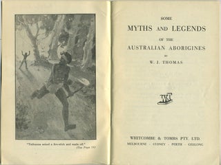 Some Myths & Legends of the Australian Aborigines.