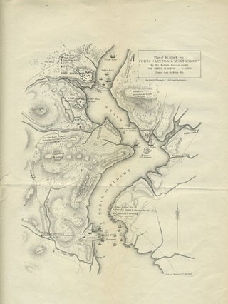 Item #28008 Plan of the Attack on Forts Clinton & Montgomery by the British forces under Sir...