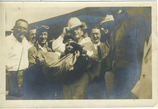 Item #28035 ANZAC Day 1931, celebrating first aerial mail delivery in Australia, photograph WITH...