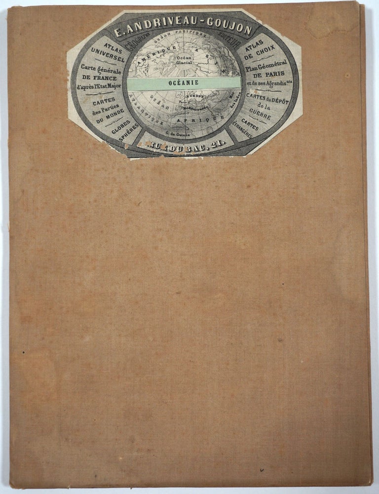Item #28036 Carte Generale de L'Oceanie Publiee par E. Andriveau-Goujon, 21, Rue du Bac. E. Andriveau-Goujon.