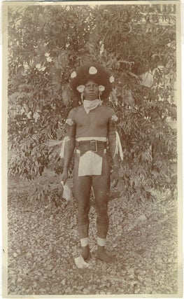 Item #28042 Samoan Native men, photographs. Photograph, Samoa
