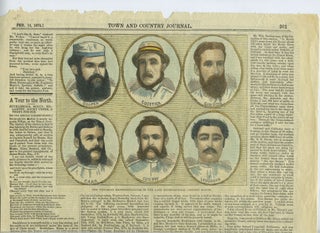 Item #28059 Victorian Representatives in the Late International Cricket Match, newspaper...