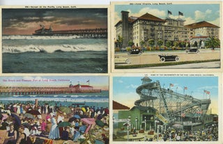 Item #28064 Long Beach, California printed color post cards