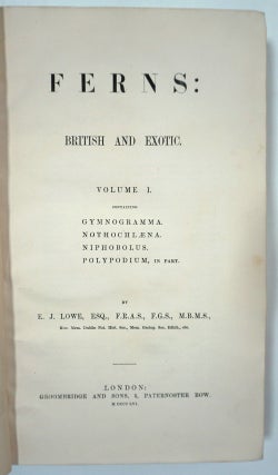 Ferns: British and Exotic, 8 volume set.