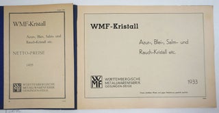 WMF-Kristall. Azur-, Blei-, Salm- und Rauch-Kristall etc., catalogue and price list.