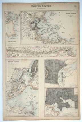 Item #28221 Northern Ports & Harbours in the United States. J. Bartholomew