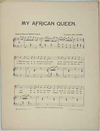 My African Queen, sheet music.