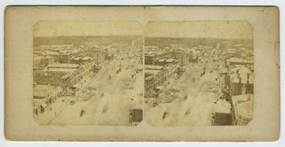 Item #28246 King William Street Adelaide - Stereoscopic view. South Australia Adelaide, Photograph