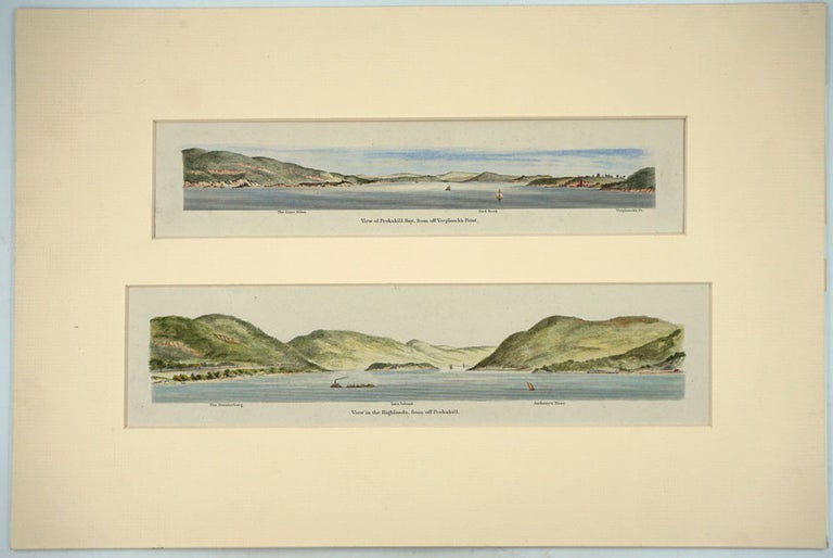 Item #28265 View of Peekskill Bay, from off Verplanck's Point [and] View in the Highlands, from off Peekskill.