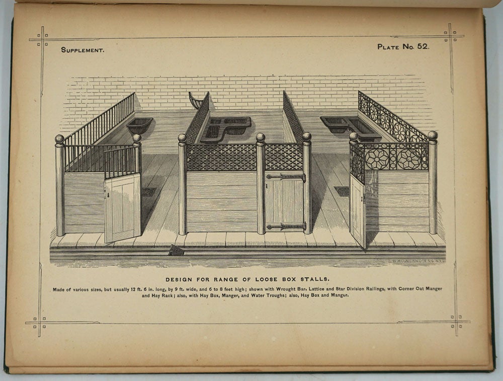 Stables, Outbuildings And Fences. Illustrated With A Series Of 120 