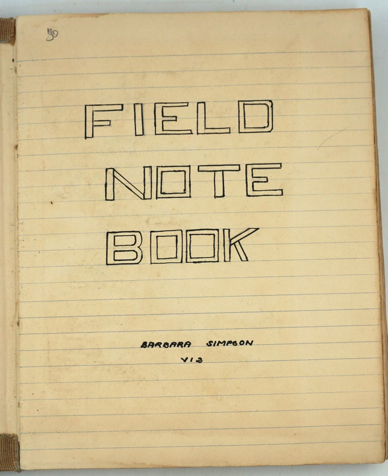 Item #28295 [Geography - Leaving] Field Note Book for Leaving Exam, PLC Melbourne. Manuscript, Education.