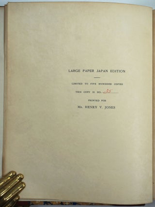 Celebrated Crimes. Eight volumes of the Large Paper Japan Edition in fine binding.