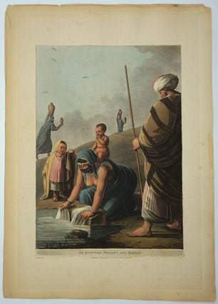 Item #28363 An Egyptian Peasant and Family. Luigi Mayer, Thomas Milton