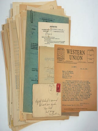 Archive of W.W.I and W.W.II ephemera from Richard Broward's career in the US Army from 1918-1950.
