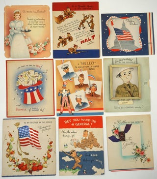 Item #28404 Collection of WW2 Greeting cards. W W. I. I