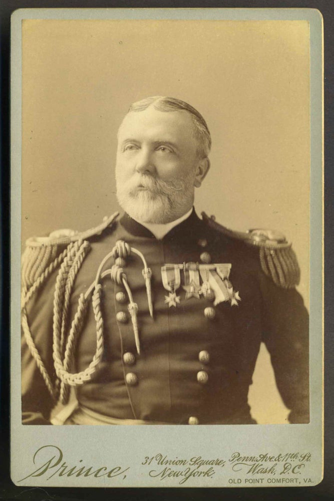 Item #28407 Cabinet Cards of Brig. General Joseph C. Breckenridge and Captain Joyce. Civil War, Autograph.