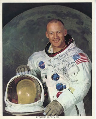 Item #28426 Edwin E. Aldrin, Jr., "Buzz Aldrin", signed photograph. Edwin E. Aldrin, Astronaut