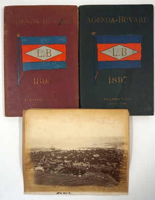 Item #28434 Noumea/New Caledonia Almanac, 'Agenda-Buvard' from 1897-1898, 2 almanacs. New Caledonia