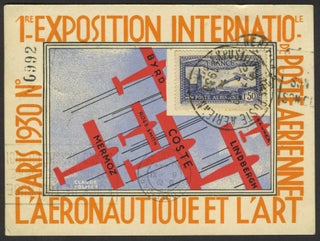 Item #28496 1er Exposition Internationale de Poste Aerienne - L'Aeronautique et L'Art. Aviation,...