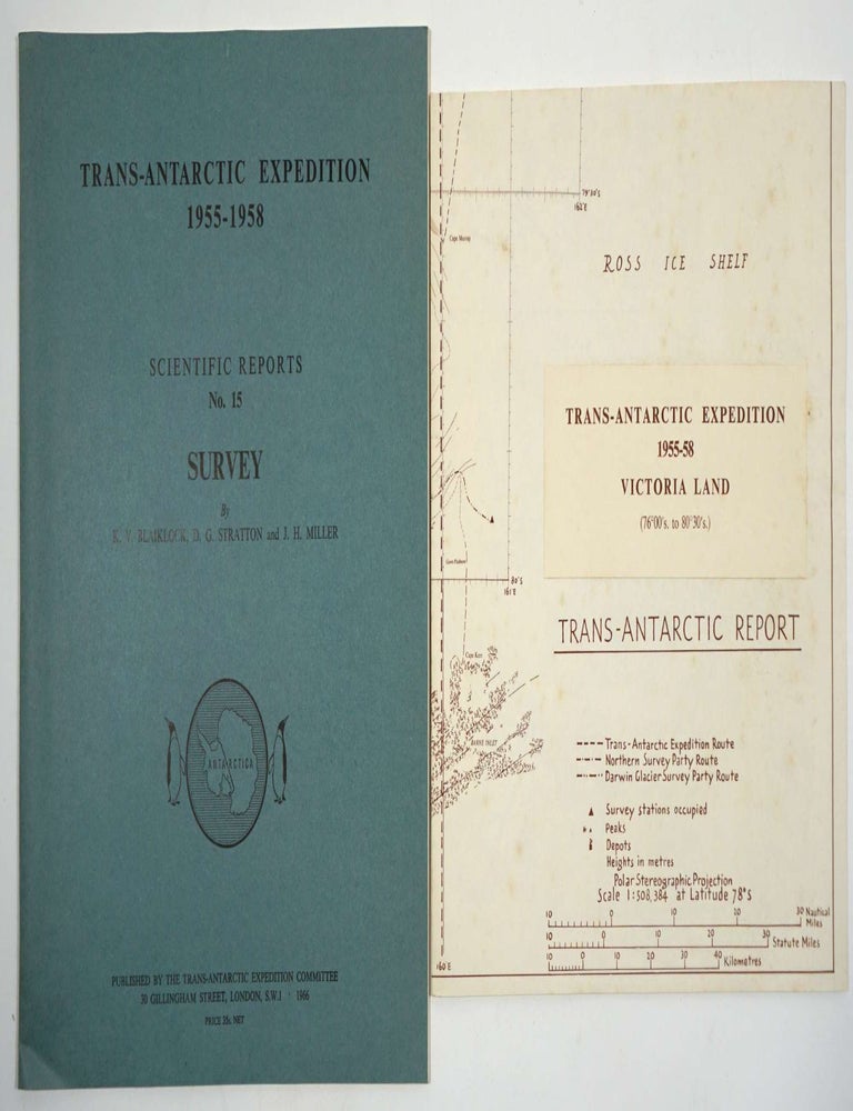 Item #28538 Trans-Antarctic Expedition 1955-1958. 16 Volumes of Scientific Reports & Maps, COMPLETE SET. Vivian Fuchs, Sir Edmund Hillary.