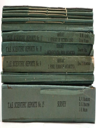 Trans-Antarctic Expedition 1955-1958. 16 Volumes of Scientific Reports & Maps, COMPLETE SET.