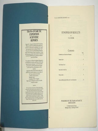 Trans-Antarctic Expedition 1955-1958. 16 Volumes of Scientific Reports & Maps, COMPLETE SET.