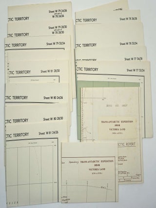 Trans-Antarctic Expedition 1955-1958. 16 Volumes of Scientific Reports & Maps, COMPLETE SET.