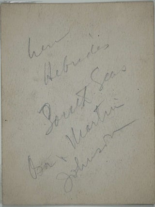 South Seas Head Hunters, photographs, SIGNED.