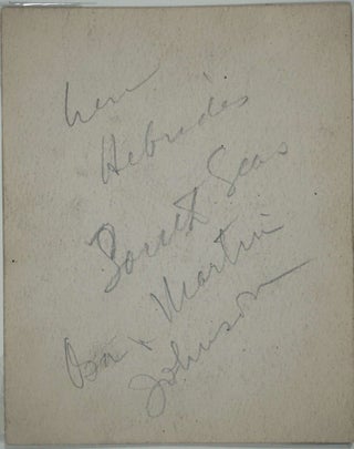 South Seas Head Hunters, photographs, SIGNED.