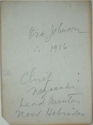South Seas Head Hunters, photographs, SIGNED.