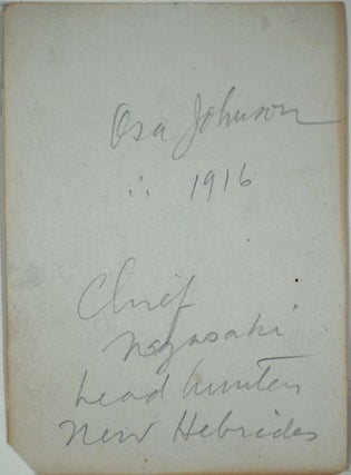 South Seas Head Hunters, photographs, SIGNED.