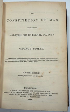 A Treatise on Man and the Development of His Faculties.