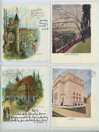 Item #29165 Postcards from the Lewis & Clark Exposition in Portland, Oregon in 1905. Postcards,...