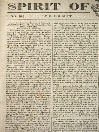 The Spirit of the Times. Newspaper for Batavia NY.