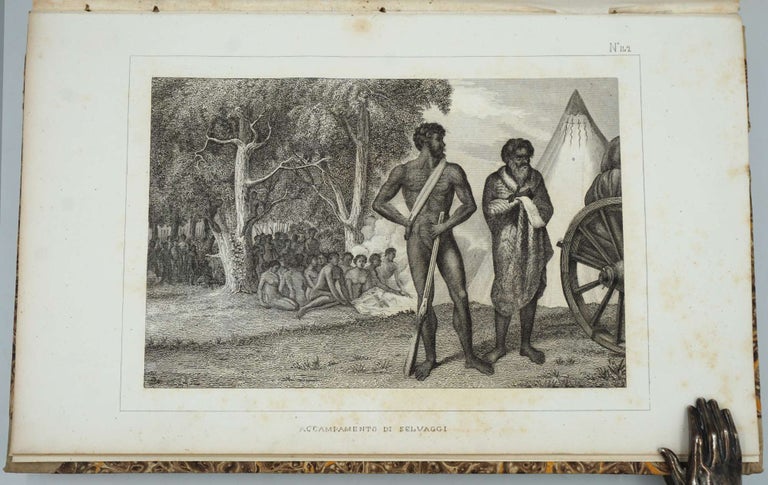 Item #29219 'Travel in the Interior of Australia or New Holland by Major T Mitchell' in Italian book "Viaggi nell'interno dell'Australia o Nuova Olanda tomo XVI". Australia Exploration, T. L. Mitchell.