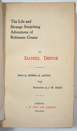 Romances and Narratives by Daniel Defoe in 16 volumes.