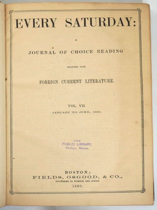 Item #29314 "New Uncommercial Samplesa" by Dickens in "Every Saturday: A Journal...