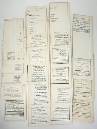 New South Wales Department of Mines, Maps for Technical Reports Volume 8 1960.