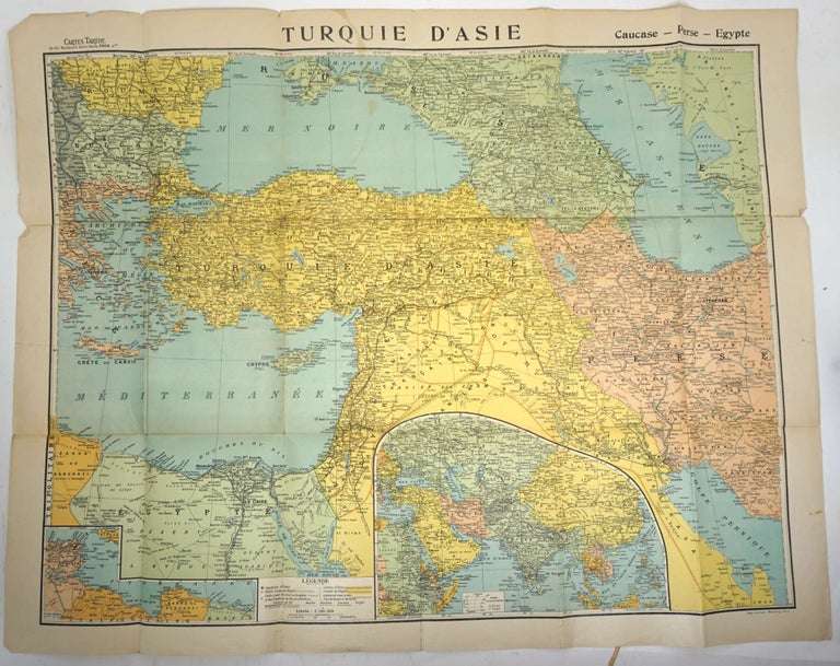 Item #29387 Turquie d'Asie : Caucase, Perse, Egypte. Two maps. First & Second editions. A. Taride.