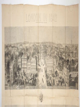 Panorama of London in 1842 from the Duke of York's Column. North View (&) South View. C. F Sargent.