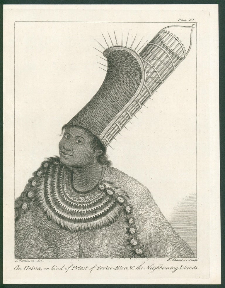 Item #29441 Raiatea prints from Parkinson's 'A Journal of a Voyage to the South Seas, in His Majesty's ship, The Endeavour'. Raiatea, Sydney Parkinson.