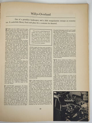 Fortune Magazine July 1938 [Zeppelin Color Foldout].