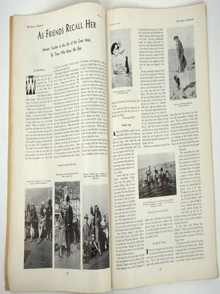 Issue devoted to Anna Pavlowa in The Dance Magazine, August 1931.