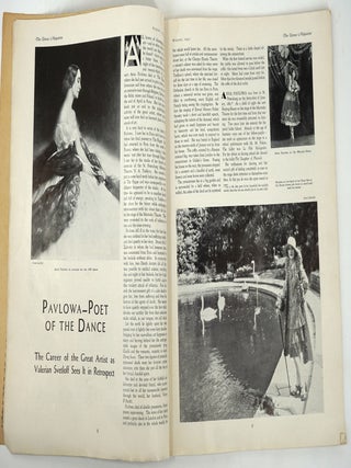 Issue devoted to Anna Pavlowa in The Dance Magazine, August 1931.