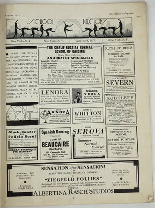 Issue devoted to Anna Pavlowa in The Dance Magazine, August 1931.